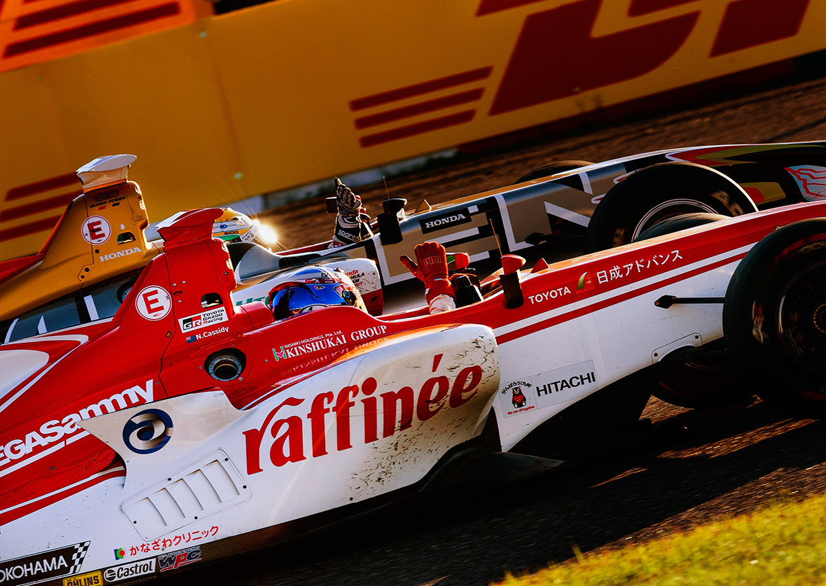 2018 JRPAモータースポーツ写真コンテスト 四輪部門グランプリに選ばれた、遠藤樹弥「おめでとう、ありがとう」